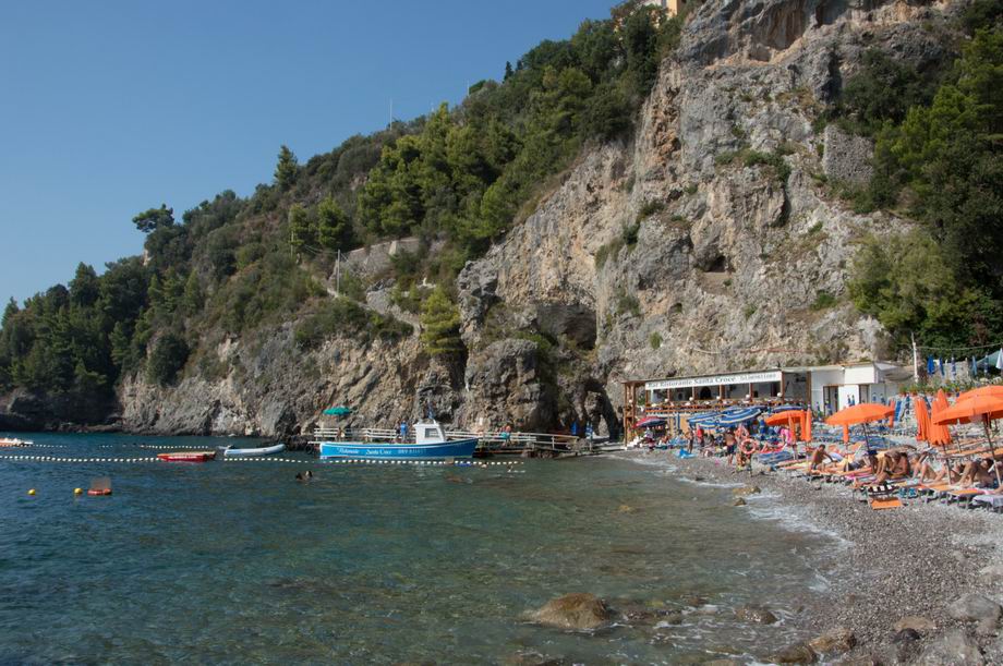 Amalfi Santa Croce beach
