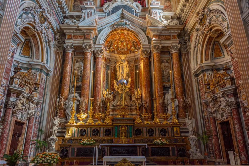 Santa Chiara-templom Nápoly