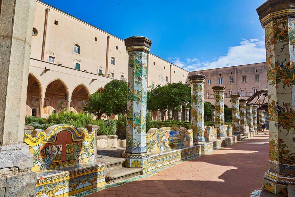 Santa Chiara kolostor és templom - Nápoly