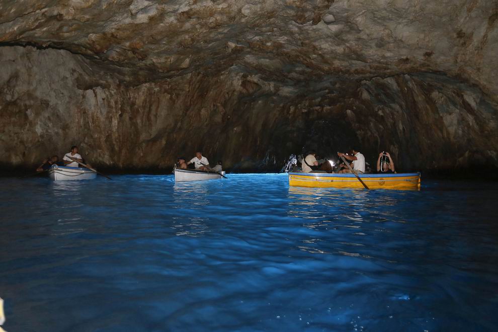 Capri grotta azzurra - Kék-barlang